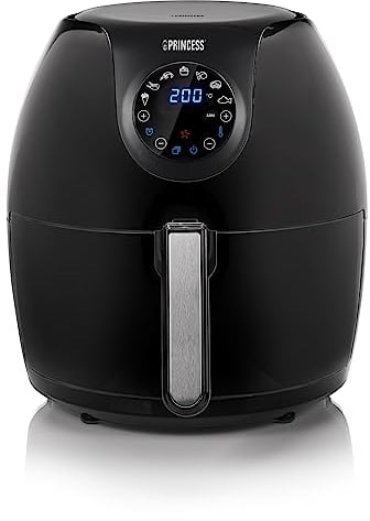 Princess 01.182051.01.001 friggitrice Hot air fryer 5,2 L Singolo Nero, Argento Indipendente 1800 W