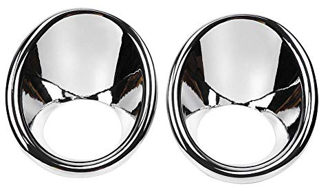Nebelscheinwerfer Blende Abdeckung Kunststoff ABS Chrome Front Trim Lampe Rahmenkappe für Vitara 16-18 2 Stücke