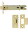 Dzina Tubular Latch (CE and Fire Rated) Bolt Through 100mm (4 Inch) EB Pack of 1