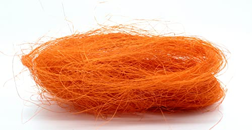 Kunstgras Paket 5 Stück Deko-Gras Ostergras Füllmaterial DIY Holzwolle Dekomaterial orange