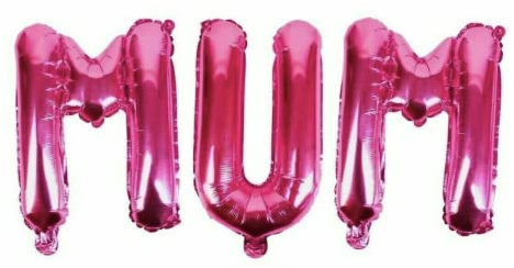 Folienballon, Muttertag, Rosa, 60 cm