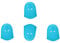 WHAMVOX 4 Pcs Guitar Finger Protector Kids Guitar Anti- Slip Guitar Protector Covers V Guitar Gitar Ukulele Finger Guards Guitar Finger Caps Guitarlele Accessories Bass Office