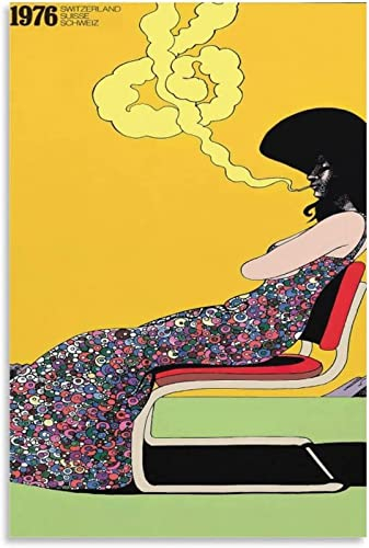 XCPORA Jazz Festival Musik Poster Montreux Wandkunst Jazz Festival Musikdrucke IllustrationLeinwand Gemälde für Haus Wanddekoration Bild 50x70cm Kein Rahmen