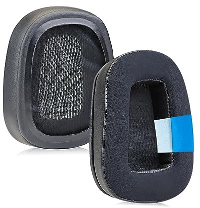 SINOWO Ersatz-Ohrpolster für Logitech G35 G930 G933 G933S G935 G633 G633S G635 G533 G430 G431 G432 G433 G435 Gaming Headset, Ohrpolster für G332 G230 G231 G233 Kopfhörer