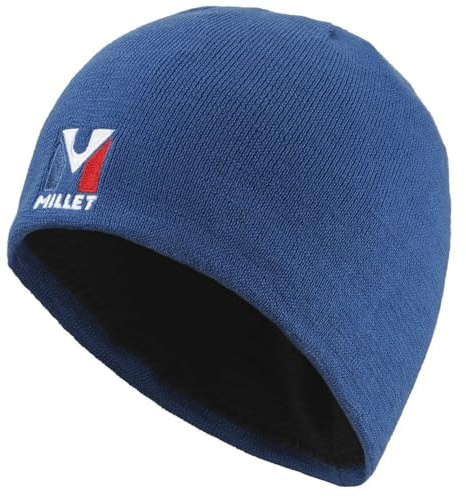 MILLET - Active Wool Beanie - Unisex Mütze aus Merinowolle - Bergsteigen, Wandern, Lifestyle, dunkelblau, One Size