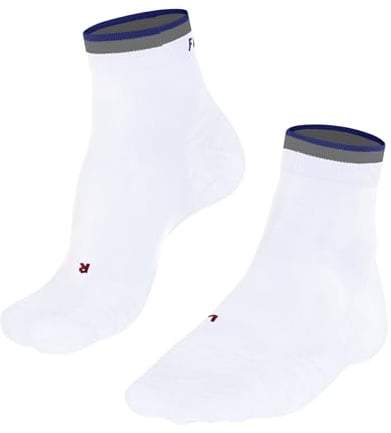 FALKE Herren Laufsocken RU4 Endurance Short M Sso Baumwolle Funktionsmaterial antiblasen 1 Paar, Weiß White 2008, 46-48