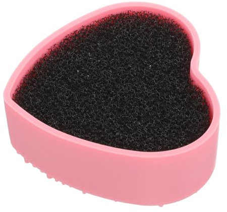 MAGICLULU Kosmetiktasche Mit Pinselreinigungspad Trocken-nass-doppelnutzung Herzform Ideal Für Die Reise