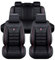 LICOME Auto Sitzbezüge für VW Golf 7 Variant/Golf Variant R R-Line Wagon, Leder Autositzbezüge, Wasserdicht Schonbezüge Vordersitze und Rückbank Komplettset Sitzschoner Zubehör,B Black Red