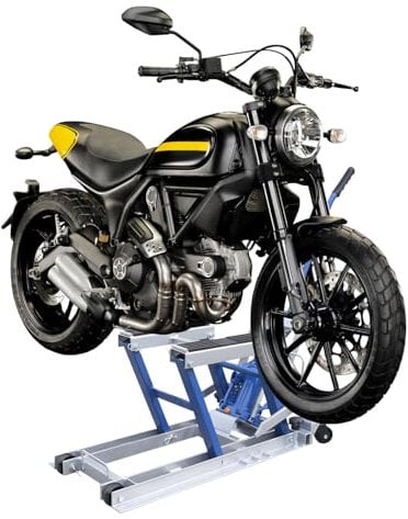 PINYELIN Motorradheber Hydraulisch Motorradhebebühnen Hubheber Werkbank ATV Stehtischbank Hebebühne 680kg