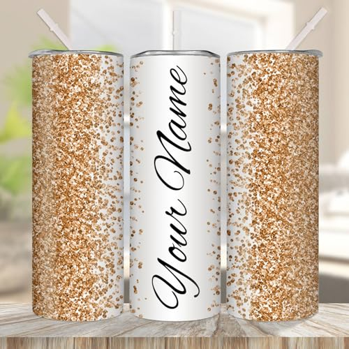 20oz Nom Personnalisé Tumbler à Motif Coloré, Nom Personnalisé Tumbler En Acier Inoxydable, Nom Personnalisé Tumbler Cadeau Pour Un Ami De La Famille