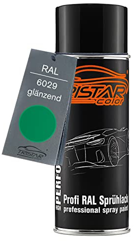 TRISTARcolor RAL 6029 Minzgrün glänzend Lack Spraydose | Sprühdose 400 ml, schnelltrocknend