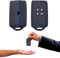 Car Key Cover, Silicone Case Compatible with Renault Key Card for Dacia, Clio, Megane, Captur, Duster, Kadjar (Blue Line)