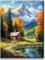 Yiminu.DS Diamond Painting Erwachsene, Diamant Painting Bilder 30x40cm 5D Diamond-Painting Diamant Painting Bastelset BastelnWanddeko, Landschaft Herbst Berg