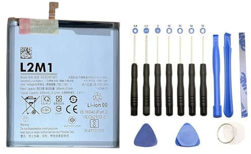 L2M1 Batteria EB-BG991ABY per Samsung Galaxy S21 5G SM-G991 SM-G991B SM-G991B/DS 4000mAh 15.52Wh 3.88V con kit attrezzi cacciaviti smontaggio montaggio