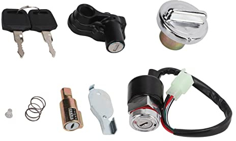 Zündschalter Gasabdeckung Kit Helm Lock 2 -Ty -Ersatz für Dax SkyTeam