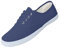 Womens Mens Plimsoles LACE UP Flat Pumps Plimsolls Canvas Slip-On Sneakers UK Sales UK 5 New Blue