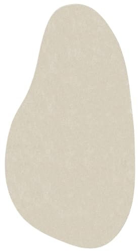 vidaXL Teppich HUARTE Kurzflor Weich & Waschbar Beige 80x150 cm