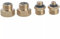FiTspi Gasflaschen Adapter 4 Teiliges Gasflaschen Adapter Set Europa Gas Adapter Aus Messing für Anschluss von Druckreglern An AusläNdischen Gasflaschen