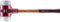 Simplex-Schonhammer, TPE-mid/Superplastik; mit Tempergussgehäuse und hochwertigem Holzstiel | D=80 mm | 3037.080