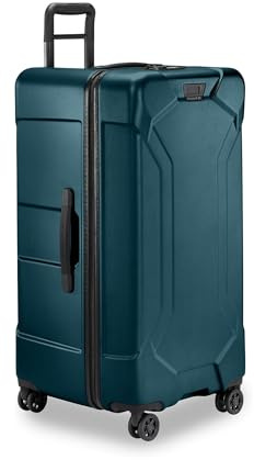 Briggs & Riley 32 Extra Large Trunk Spinner - Checked Luggage for Travel, Suitcases with Wheels, Hardside Rolling Bag for Men & Women, Self-Repairing Zipper - Torq Collection, Ocean