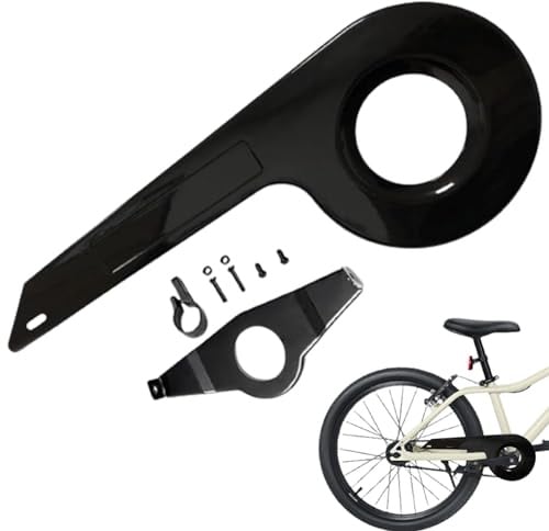 Comebachome Fahrradkettenschutz, passend für 32–36 Zähne, universeller Fahrradkettenschutz für Kinder, robuste Fahrradabdeckung für Zubehör, Dekoration