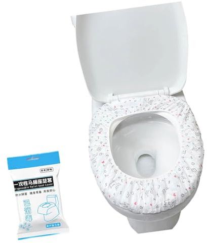100Pcs Travel Friendly Single Uses Toilet Seat Covers for Pregnant Women and Hygiene Sensitive Users in Public Space Nonwoven Toilet Seat Covers