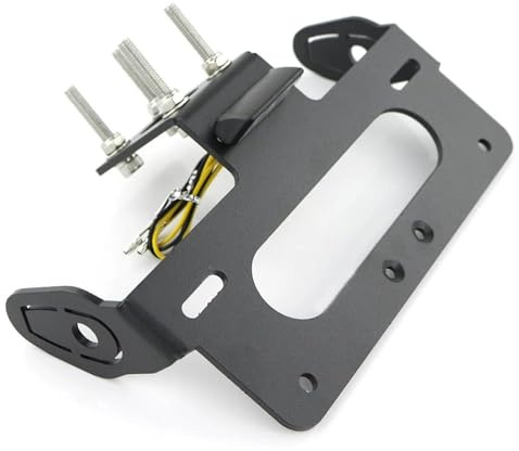 Schwarz Kennzeichenhalter Halterung Für Ya&ma&ha Für R6 2006–2021 Motorrad Hinten Schwanz Ordentlich Fender Eliminator Halterung Nummernschildhalter