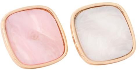 CTIRCHIU 2pcs Resin Marble Nail Art Ring Palettes Finger Ring Plate 1.18x1.18x0.98in Portable Mini for Nail Art Lovers Beauty Salon Party