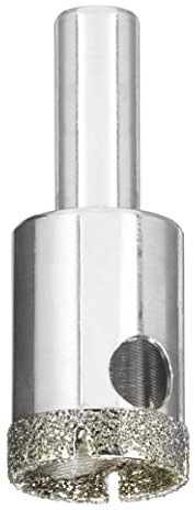 kwb Scie cloche diamantée Ø 20 mm avec surface de coupe diamantée, haute précision, grande éjection de matière et queue ronde