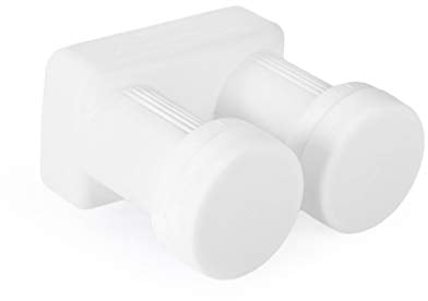 RED OPTICUM LMP 04H Monoblock Single LNB 0.1dB - LNB Doppelkopf für 1 Teilnehmer & 2 Satelliten mit integriertem DiseqC - 3D UHD 4K Ready - Monoblock LNB Astra Hotbird inkl. Wetterschutztülle