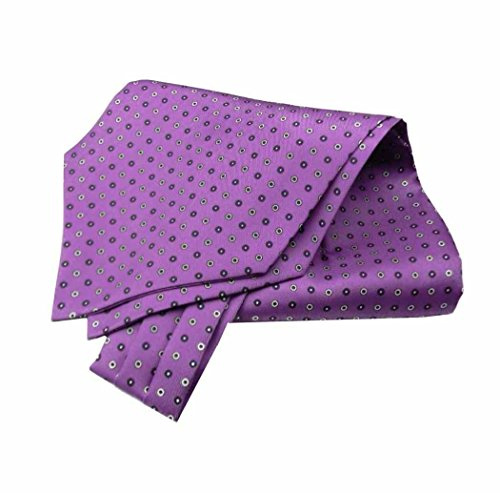 Avantgarde UOMO VARI ascot di seta foulard da collo CASHE COL BLU con disegni a FIORI SETA