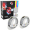 Prestige Cartridge 2x S0898130 Weiß auf Schwarz 3D Prägeband 9mm x 3m kompatibel für Prägegeräte Junior und Omega
