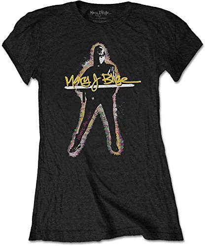 T-Shirt # S Ladies Black # Glow