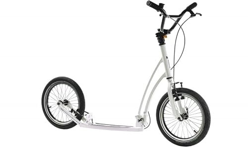 Unbekannt Mibo Mastr Tretroller Scooter Cityroller Klapproller für Erwachsene faltbar (weiß)