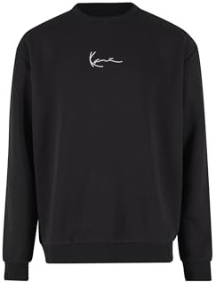 Karl Kani Herren KKMQ12003BLK Small Signature Crew