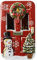 MediMuc Piccolo contenitore rosso – Scatola di Natale, contenitore per biscotti, latta, per alimenti, vol. 0,5 l, dimensioni: (lunghezza x larghezza x altezza): 15,3 x 8,8 x 4,5 cm