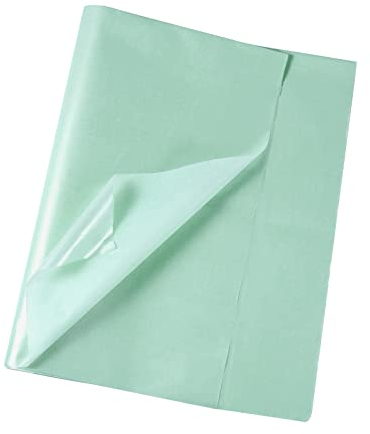 KINBOM 30 Blatt 50x35 cm Seidenpapier, Seidenpapier Metallic Perlglanzpapier, Seidenpapier Geschenkpapier Seidenpapier für Urlaub Geburtstagsfeier Dekoration Hochzeit (blauer See)