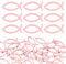 FLOFIA 36 STK Fisch Deko Kommunion Taufe Tischdeko Acryl Fische Streudeko Rosegold Konfirmation Dekoration Fisch Konfetti Dekofisch für Junge Mädchen Dicke 1,3MM