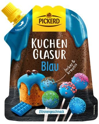 Pickerd Kuchenglasur Blau Zitronengeschmack 125g