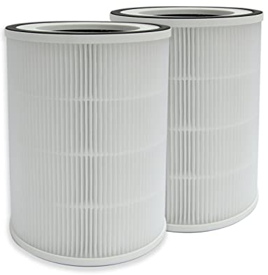 PUREBURG Juego de 2 filtros de repuesto compatibles con purificador de aire Himox HIMOX-H10, filtro HEPA H13 en 4 etapas, carbón activado, purificador de aire, VOC