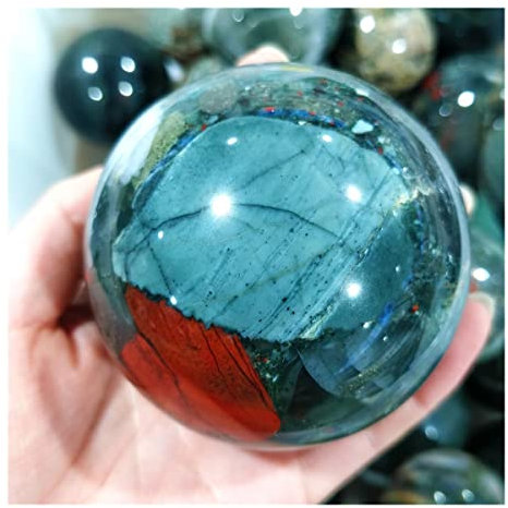 JUIYU Pietra di Cristallo Pietre Preziose Sfera Naturale Burattata Sfere Cristalli Regali di Natale Regali (Size : 5-6cm)