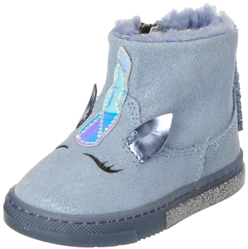 Primigi Mädchen Baby Stiefelette, Celeste Glitter, 20 EU Schmal