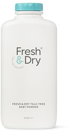 Fresh & Dry 100% Talc Free Baby Powder 250g