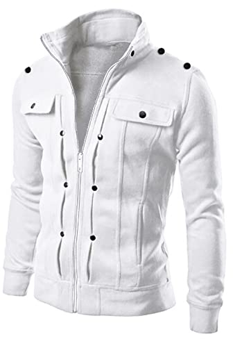 Kutschermantel Herren Weiße Daunenjacke Herren Snowboard Jacke Herren Überziehjacke Herren Herren Mantel Mit Stehkragen Windbreaker Jacken Herren Modische Winterjacken Herren Herren Steppjacke