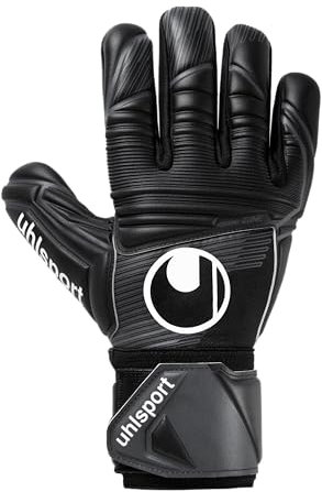uhlsport Comfort Absolutgrip HN, Kinder und Erwachsene Torwarthandschuhe, Schwarz, 9.5 -