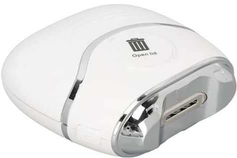 Electric Automatic Nail Clipper with Light & 2 Speeds, Fingernail Cutter and File 2 in 1 Design, Nail Scraps Storage