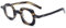 EYPKPL Brillengestelle, Acetat-Brillengestelle, kreative asymmetrische Brillengestelle, Unisex, mit Linsen, Brillen, perfekte Dekoration