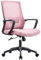 Shally Dogan Sedia da Ufficio Ergonomica Girevole con Supporto Lombare, Poltrona da Scrivania, Studio, Cameretta, Reclinabile con Altezza Regolabile, Base Nera Robusta, Schienale Antisudore (Rosa)