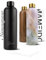 MAMEIDO Edelstahl Trinkflasche personalisiert 1l - auslaufsichere Trinkflasche mit Namen, personalisertes Geschenk (Rich Black, 1000ml)