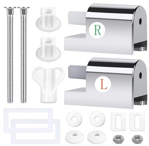 Wc Sitz Befestigung Metall, Wc Sitz Scharniere, Universal Wc Sitz Scharniere, Softclose Zubehör Für Toilettendeckel, Wc Sitz Ersatzteile für Installation, Befestigung Toilettensitzen